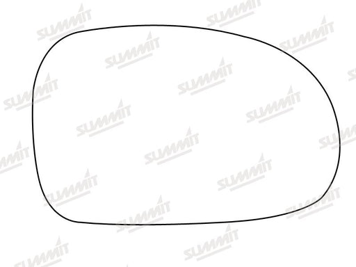Summit Stick-On Aspheric Mirror Glass fits Peugeot 406 RHS - Summit Shop