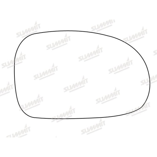 Summit Stick-On Aspheric Mirror Glass fits Peugeot 406 RHS - Summit Shop