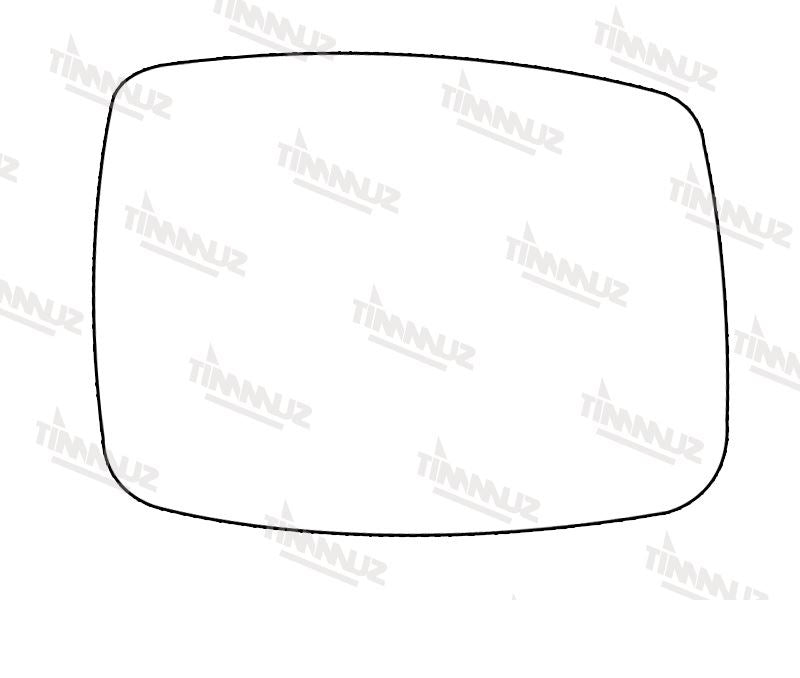 Summit Stick-On Aspheric Mirror Glass fits Nissan X-Trail 01 on RHS - Summit Shop