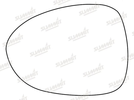 Summit Stick-On Standard Mirror Glass fits Mazda MX-5 10 to 16 LHS - Summit Shop