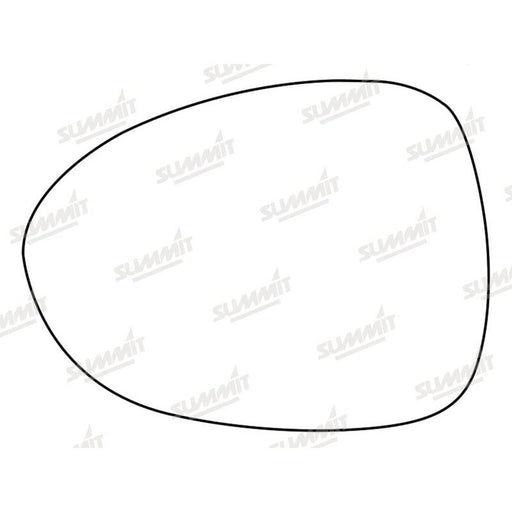 Summit Stick-On Standard Mirror Glass fits Mazda MX-5 10 to 16 LHS - Summit Shop