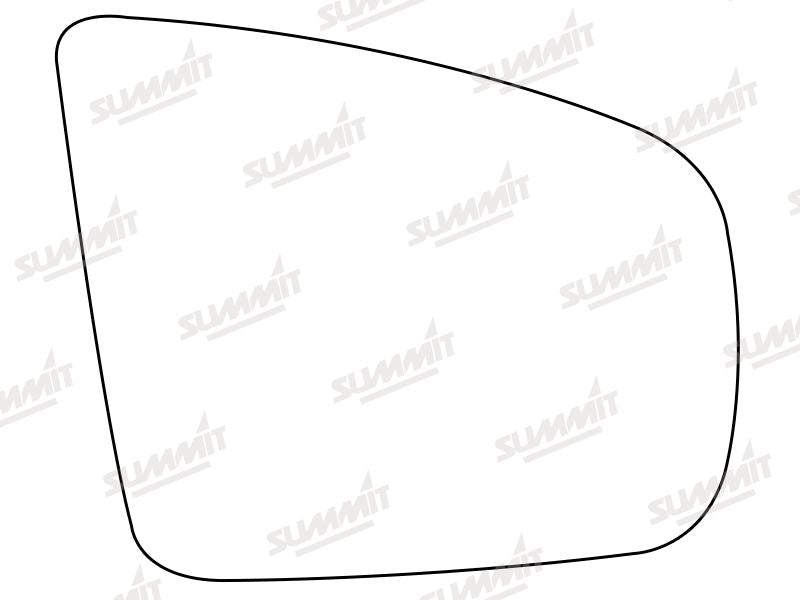 Summit Heated Base Plate With Blind Spot Mirror Glass fits BMW X5 RHS - Summit Shop