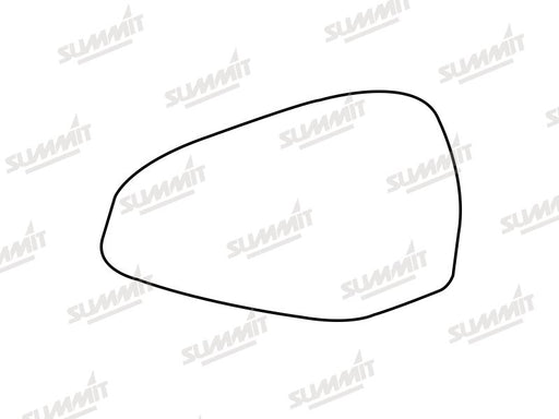 Summit Heated Base Plate With Blind Spot Mirror Glass fits Audi A4 15 to 17 LHS - Summit Shop