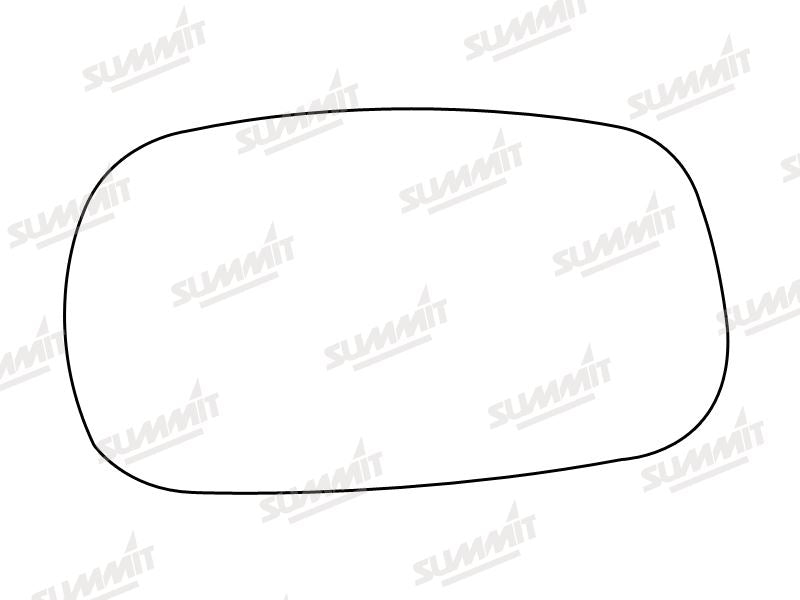 Summit Stick-On Standard Mirror Glass fits Nissan Micra LHS - Summit Shop