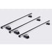 Summit Commercial 3 x Aluminium Fixed Point Roof Bars Rack 1.7m SULC-011 - Summit Shop
