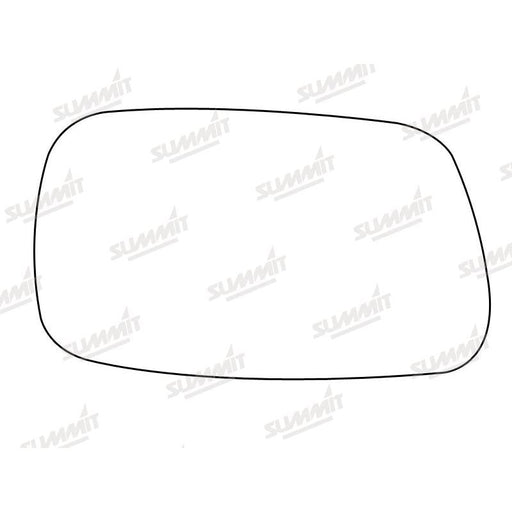 Summit Stick-On Aspheric Mirror Glass fits Toyota Avensis 97 to 01 LHS - Summit Shop