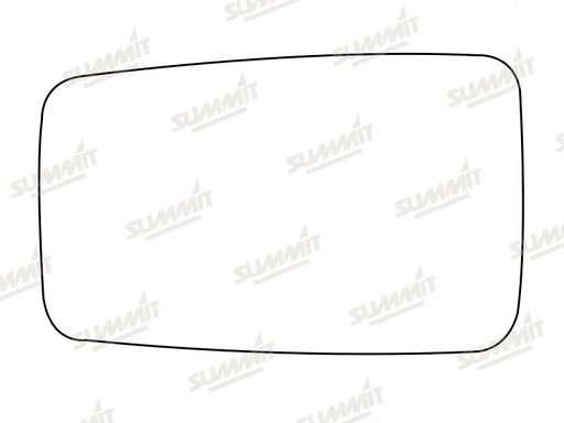 Summit Stick-On Standard Mirror Glass fits Hyundai Pony LHS - Summit Shop