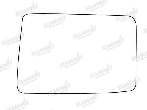 Summit Stick-On Standard Mirror Glass fits Vauxhall Carlton 92 on LHS - Summit Shop