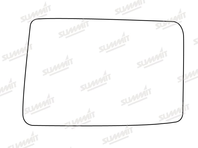 Summit Stick-On Standard Mirror Glass fits Vauxhall Carlton 92 on LHS - Summit Shop