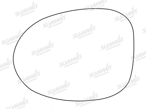 Summit Stick-On Standard Mirror Glass fits Renault Twingo LHS - Summit Shop