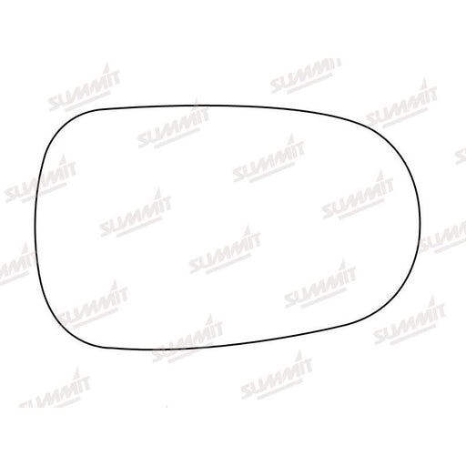 Summit Stick-On Standard Mirror Glass fits Renault Clio 94 on RHS LHS - Summit Shop
