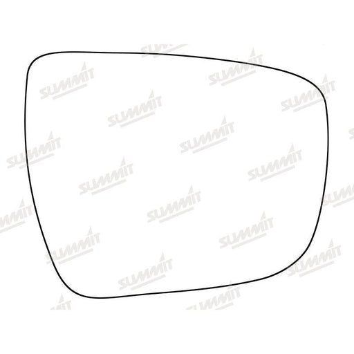 Summit Stick-On Standard Mirror Glass fits Nissan Qashqai 14 on RHS - Summit Shop