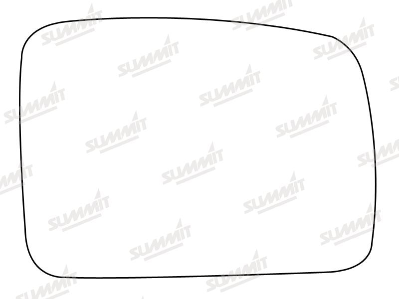 Summit Stick-On Standard Mirror Glass fits Land Rover Freelander 06 on RHS - Summit Shop