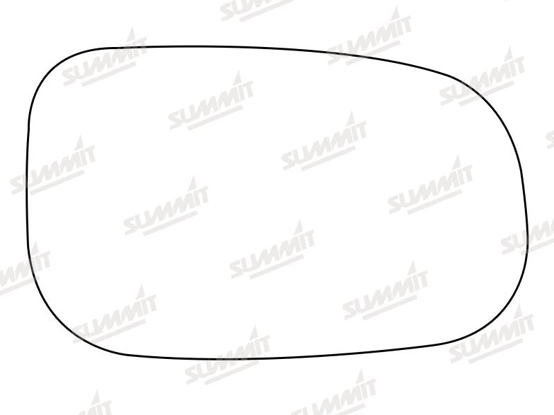 Summit Stick-On Aspheric Mirror Glass fits Volvo S40, S60, S80, C30 RHS - Summit Shop