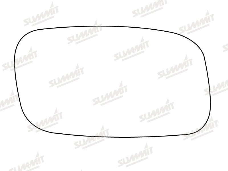 Summit Stick-On Standard Mirror Glass fits Vauxhall Calibra RHS - Summit Shop