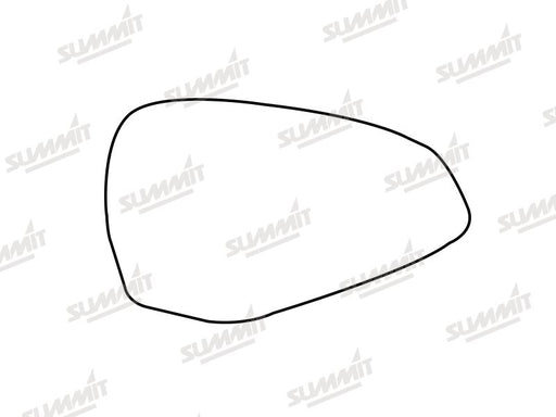 Summit Heated Base Plate With Blind Spot Mirror Glass fits Audi A4 15 to 17 RHS - Summit Shop