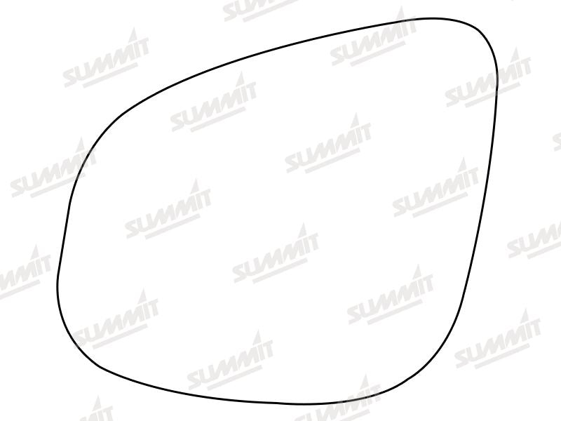 Summit Stick-On Aspheric Mirror Glass fits Renault Kangoo 12 on LHS - Summit Shop