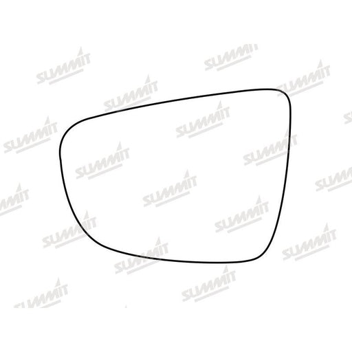 Summit Stick-On Standard Mirror Glass fits Kia Carens 13 to 17 LHS - Summit Shop