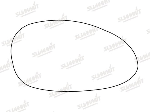 Summit Heated Base Plate With Blind Spot Mirror Glass fits BMW 1 Series 04 to 10 RHS - Summit Shop