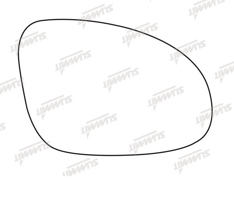 Summit Stick-On Aspheric Mirror Glass fits VW Golf Passat 05 on RHS - Summit Shop