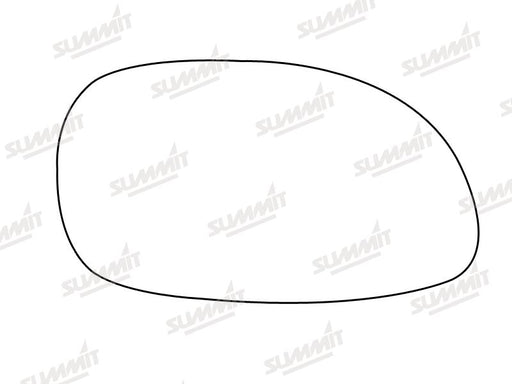 Summit Stick-On Standard Mirror Glass fits Honda Civic RHS - Summit Shop