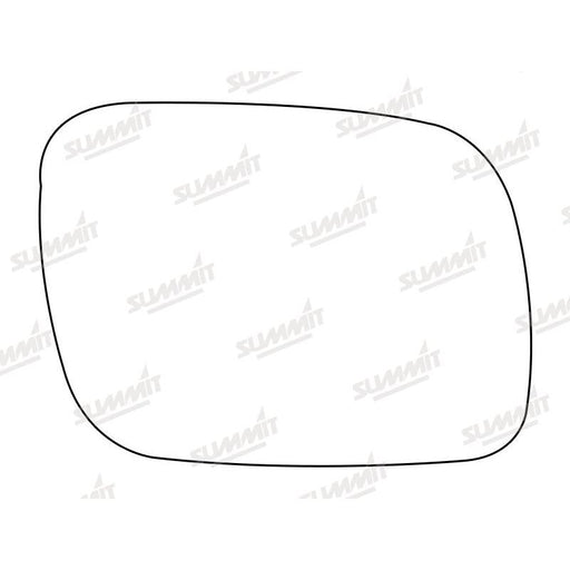 Summit Stick-On Standard Mirror Glass fits VW Touareg 02 to 06 RHS - Summit Shop