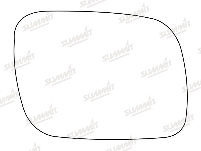 Summit Stick-On Standard Mirror Glass fits VW Touareg 02 to 06 RHS - Summit Shop