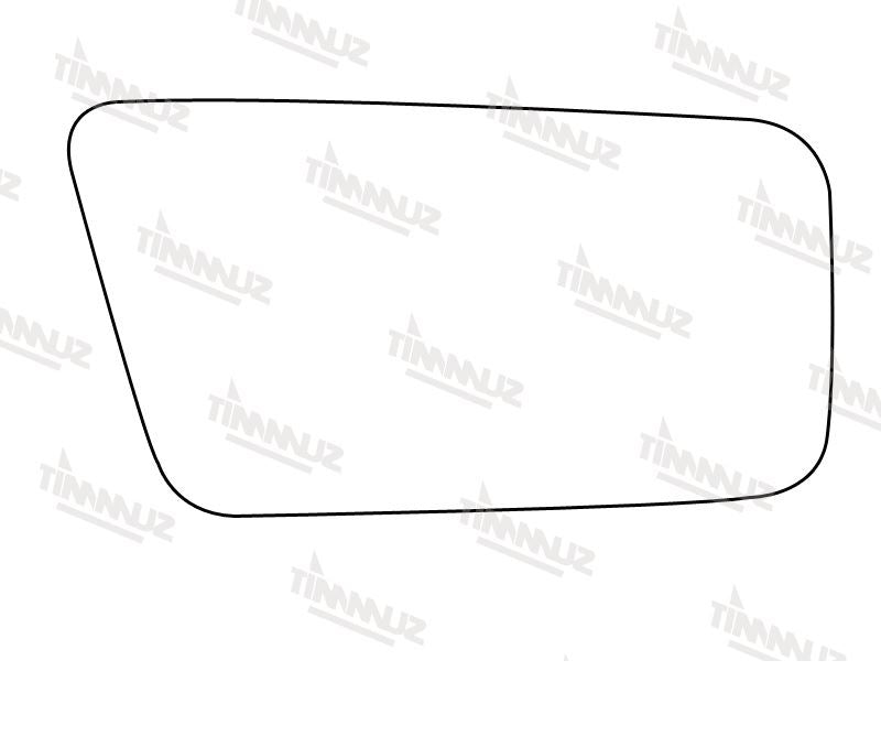Summit Stick-On Standard Mirror Glass fits Nissan Sunny, Cherry Micra RHS - Summit Shop