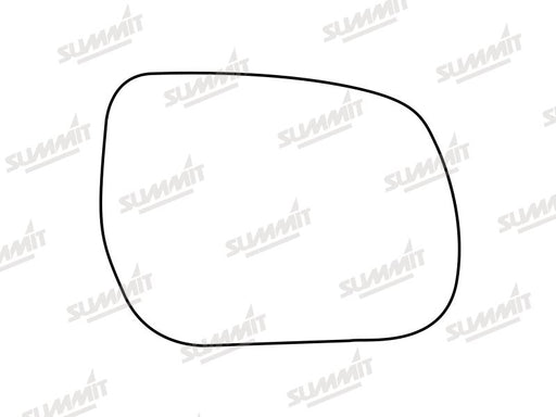 Summit Stick-On Standard Mirror Glass fits Daihatsu Terios 06 to 15 RHS - Summit Shop
