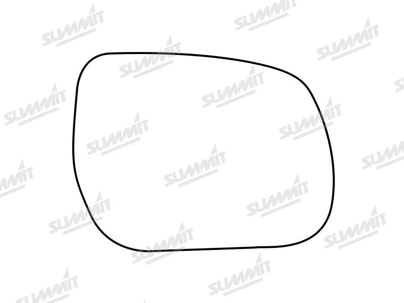 Summit Stick-On Standard Mirror Glass fits Daihatsu Terios 06 to 15 RHS - Summit Shop