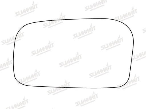 Summit Stick-On Standard Mirror Glass fits Nissan Sunny LHS - Summit Shop