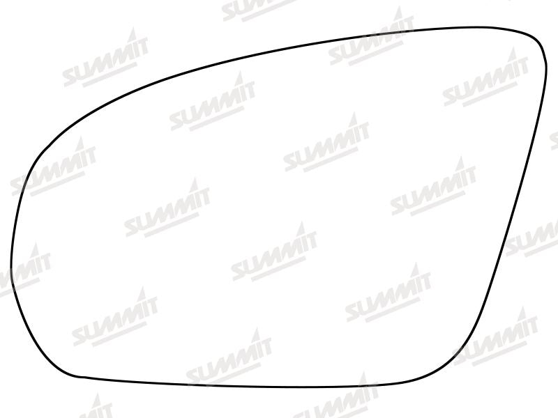 Summit Stick-On Aspheric Mirror Glass fits Mercedes C Class 13 on LHS - Summit Shop