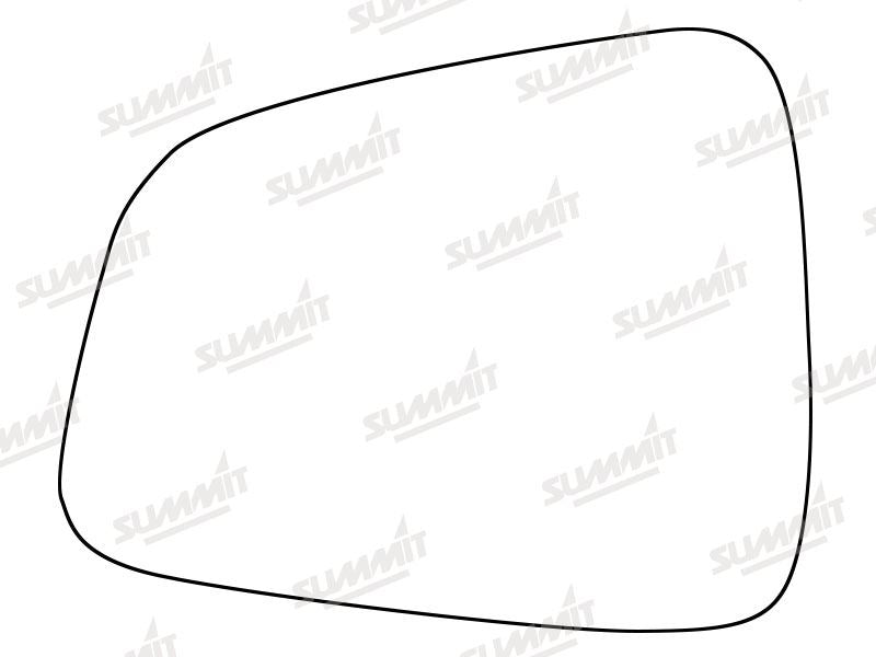 Summit Stick-On Standard Mirror Glass fits Vauxhall Mokka 12 on LHS - Summit Shop