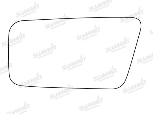 Summit Stick-On Standard Mirror Glass fits Nissan Sunny, Cherry Micra LHS - Summit Shop