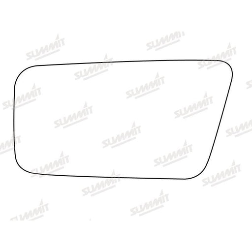 Summit Stick-On Standard Mirror Glass fits Nissan Sunny, Cherry Micra LHS - Summit Shop