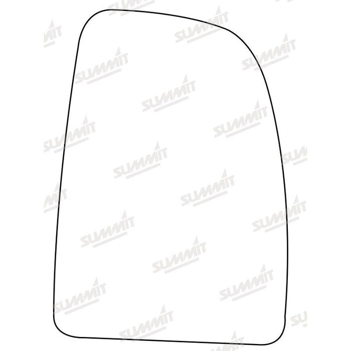 Summit Heated Base Plate With Commercial Mirror Glass fits Fiat Ducato, Cit Jumper / Relay, Peugeot Boxer RHS - Summit Shop