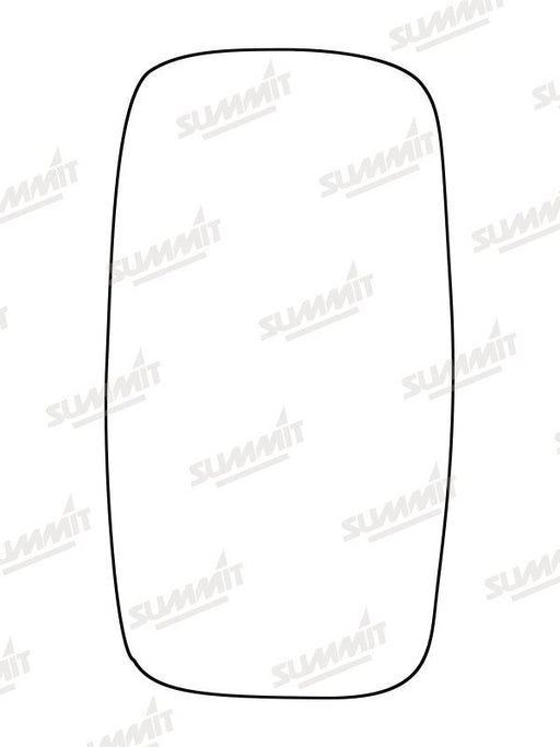 Summit Stick-On Commercial Mirror Glass fits Nissan Cabstar, Renault Maxity LHS RHS - Summit Shop