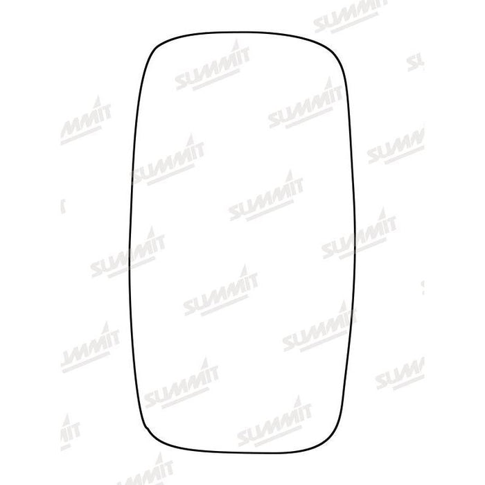 Summit Stick-On Commercial Mirror Glass fits Nissan Cabstar, Renault Maxity LHS RHS - Summit Shop