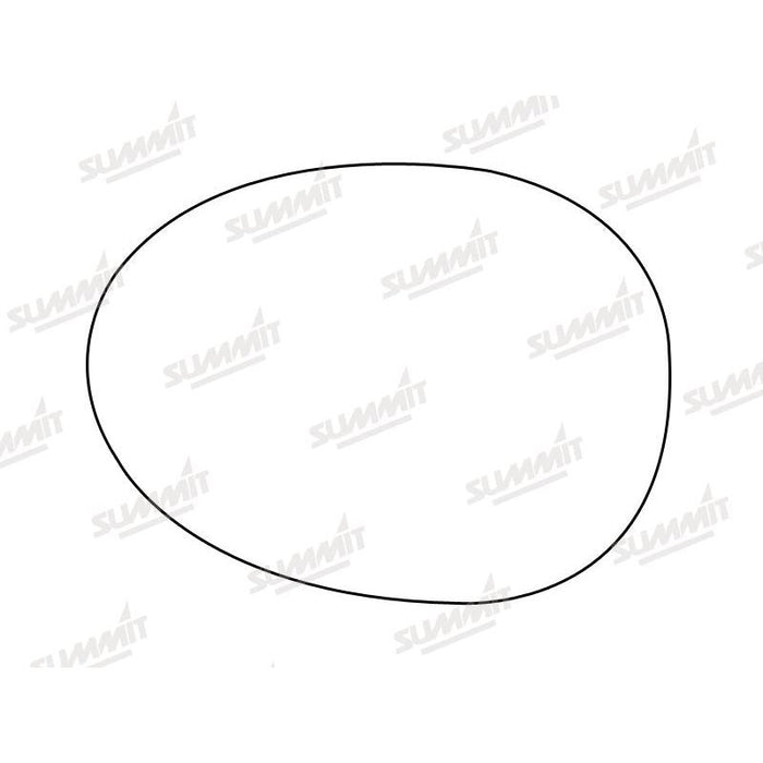 Summit Stick-On Standard Mirror Glass fits Peugeot 107 05 on LHS - Summit Shop