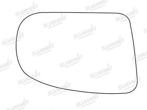 Summit Stick-On Aspheric Mirror Glass fits Vauxhall Vectra 02 on RHS - Summit Shop