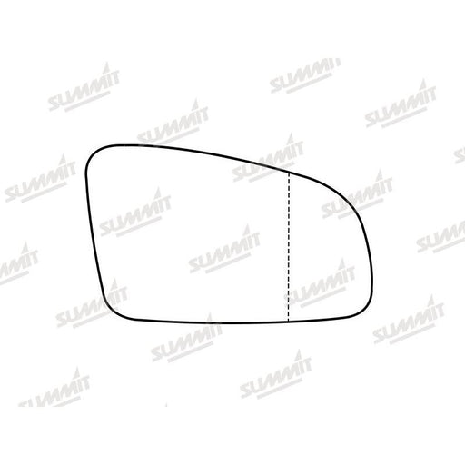 Summit Stick-On Standard Mirror Glass fits Renault Espace 03 to 15 RHS - Summit Shop