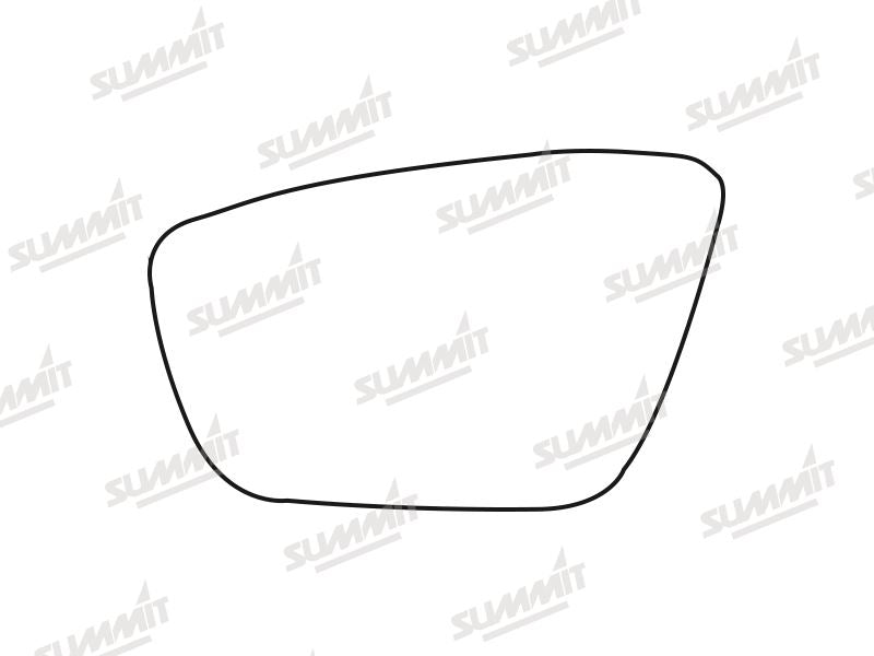 Summit Non-Heated Base Plate With Standard Mirror Glass fits Ford Ka+ 16 on LHS - Summit Shop
