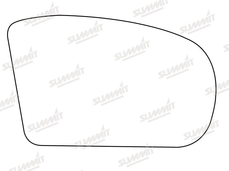 Summit Heated Base Plate With Blind Spot Mirror Glass fits Merc C Class / E Class RHS - Summit Shop