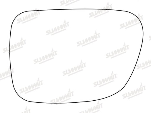 Summit Stick-On Standard Mirror Glass fits Daihatsu Sportrak LHS - Summit Shop