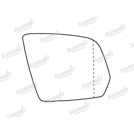 Summit Heated Base Plate With Blind Spot Mirror Glass fits Mercedes W164 / X164 08 to 12 RHS - Summit Shop