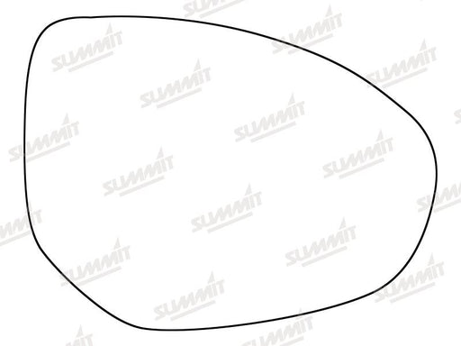 Summit Stick-On Standard Mirror Glass fits Mazda 2 07 to 12, Mazda 3 09 to 13 & Mazda 6 07 to 09 RHS - Summit Shop
