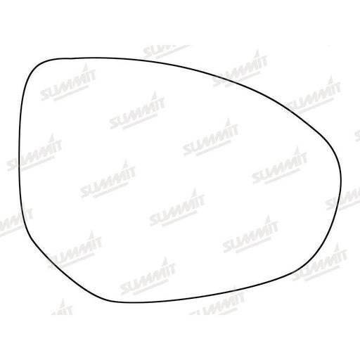 Summit Stick-On Standard Mirror Glass fits Mazda 2 07 to 12, Mazda 3 09 to 13 & Mazda 6 07 to 09 RHS - Summit Shop