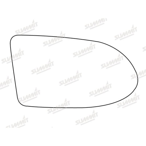 Summit Stick-On Aspheric Mirror Glass fits Vauxhall Zafira RHS - Summit Shop
