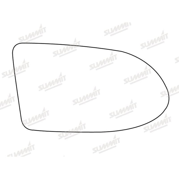 Summit Stick-On Aspheric Mirror Glass fits Vauxhall Zafira RHS - Summit Shop