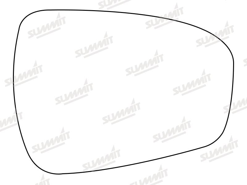 Summit Stick-On Aspheric Mirror Glass fits Ford Mondeo 12 on RHS - Summit Shop